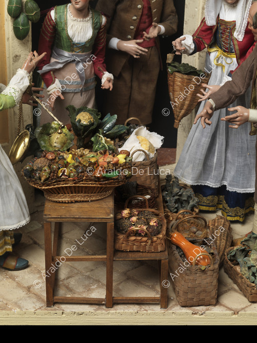 Presepe Reale. Scoglio del Mercato delle Verdure