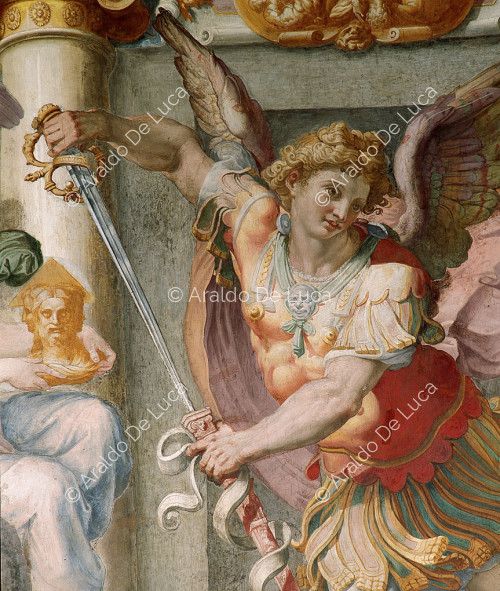 Saint Michael Archangel. Detail