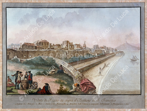 Veduta di Reggio Calabria dal Bastione di San Francesco