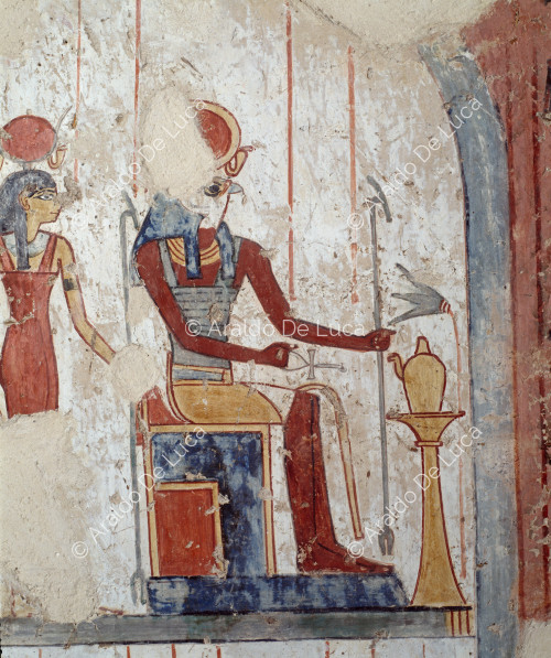Ra-Horakhti und Hator (Detail)