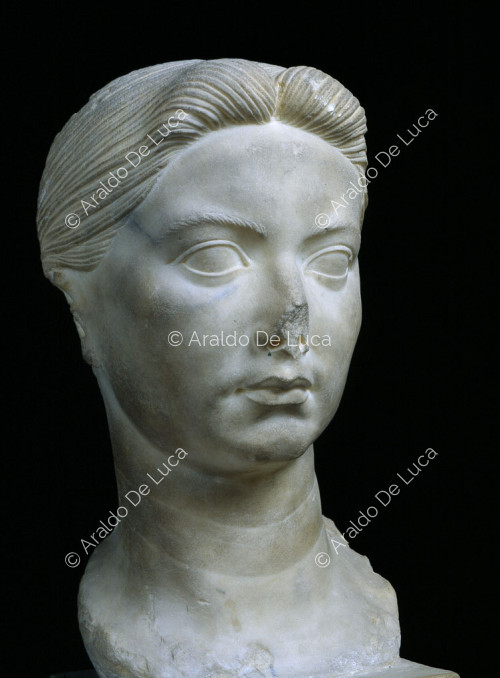 Marble female portrait