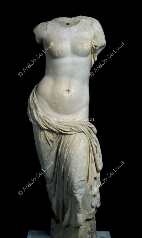Estatua acefala en marmol de Venus