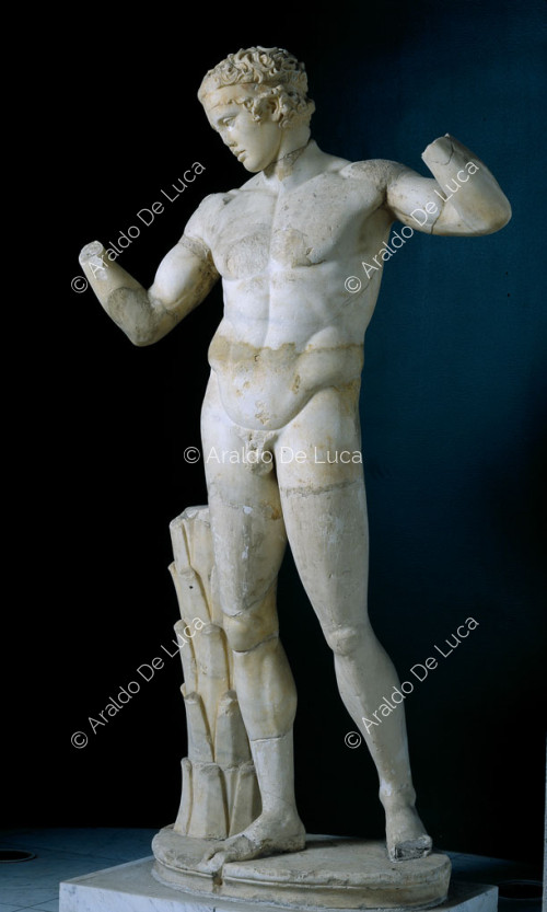 Marble statue of Diaudomeno