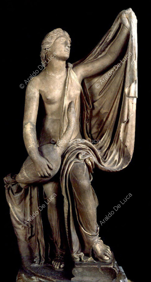 Statue von Leda und dem Schwan