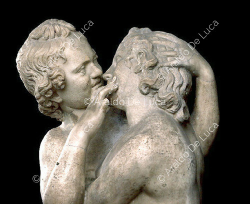 Statue de Cupidon et Psyché. Détail