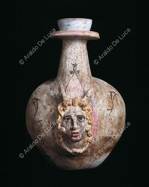 Vase with mask