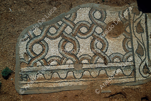 Basilica Orientale, particolare di un mosaico