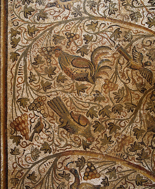 Basilica del Justiniano, detalle del mosaico