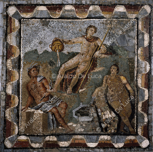 Mosaik mit Dionysos