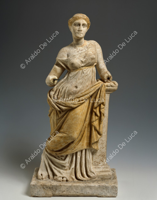 Marble female statue