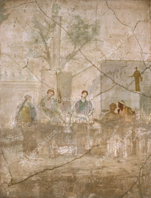 Fresco with the Judgement of Paris
