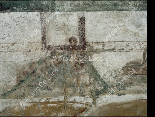 Suburban baths. Apodithelium. Fresco. Scene three