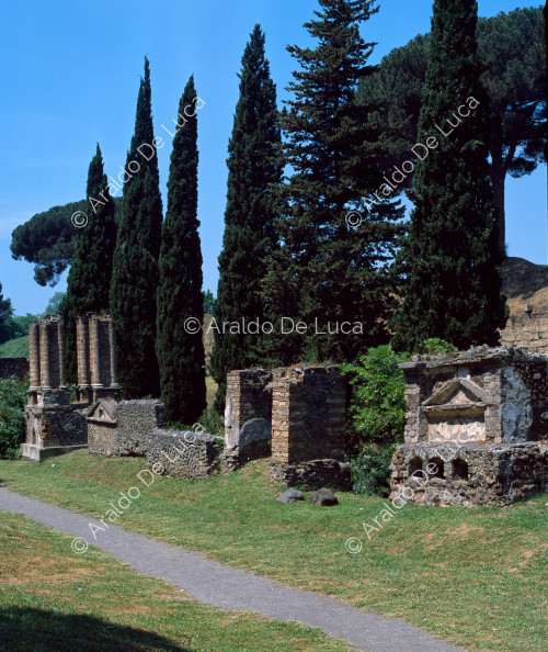 Nécropole de Porta Nocera. Tombes