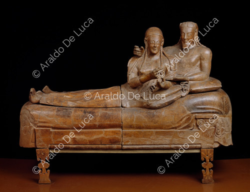 Bride and groom's sarcophagus
