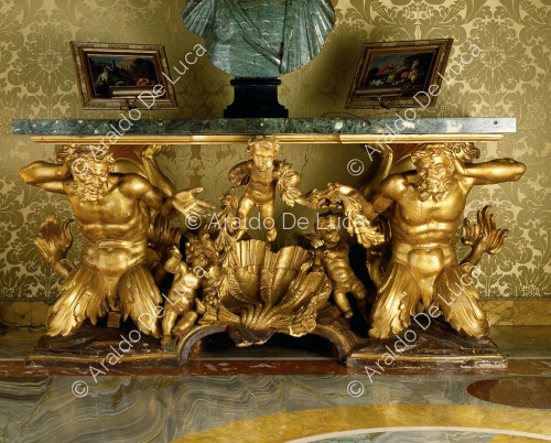 Buste de Caracalla sur console