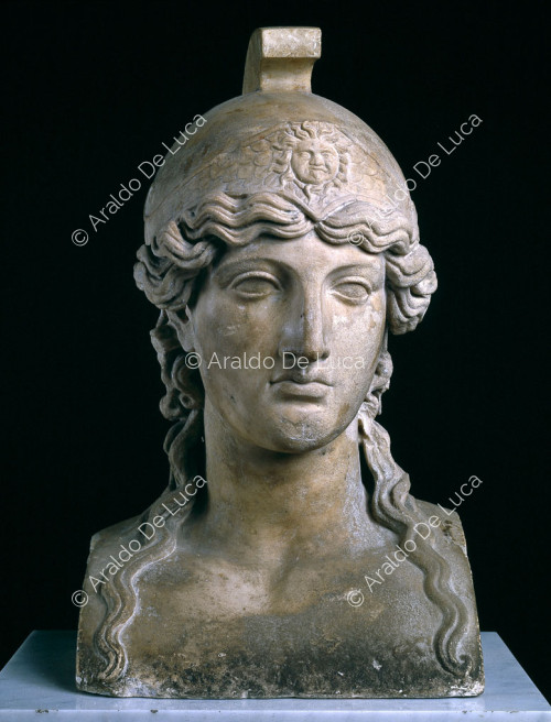Busto retrato de Atenea