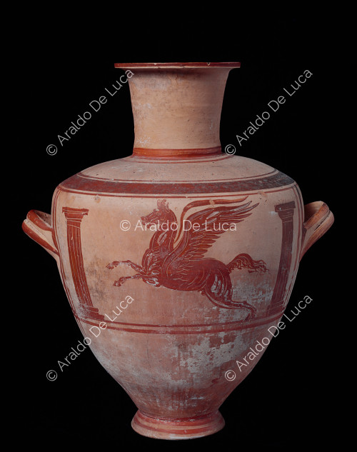 Vase avec représentation de Pégase