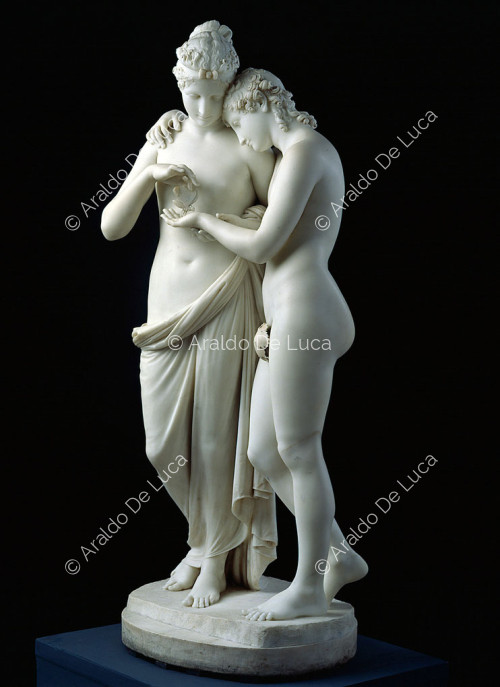 Cupid and Psyche standing
