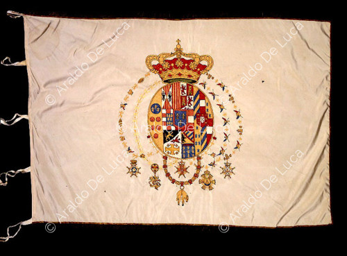 Flag with Bourbon coat of arms