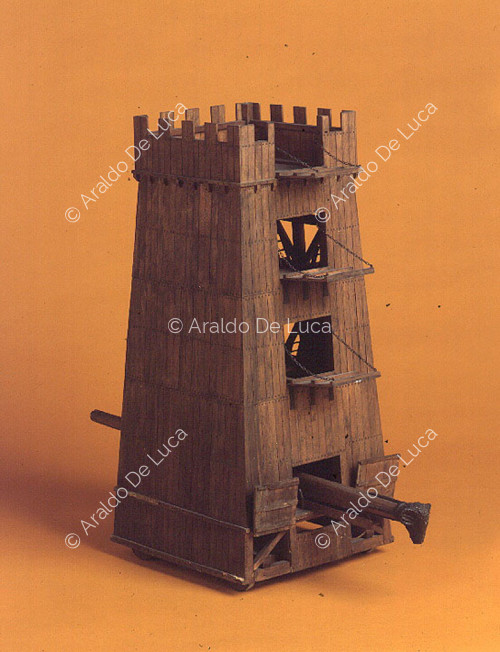 Reconstruction of an arietate tower