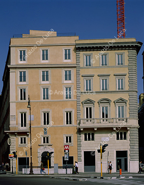 Blick auf die Piazza Barberini