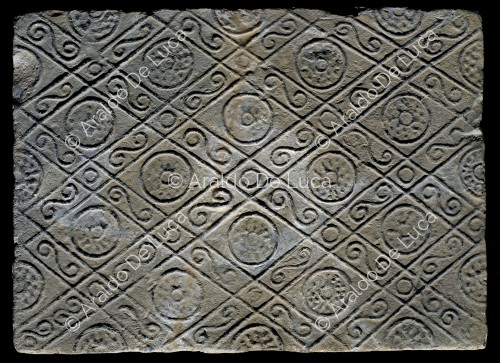 The Terracotta Army. Geometric pattern brick